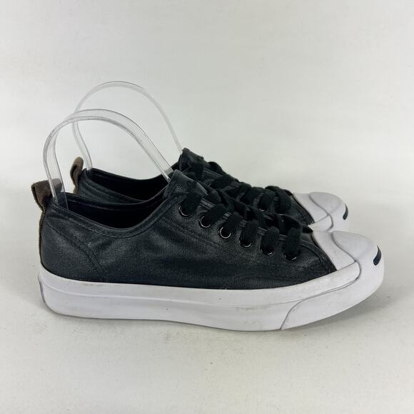 Converse Jack Purcell Sneakers Women's 6.5 Black Lace Up Running Shoes 151483C - Picture 2 of 10